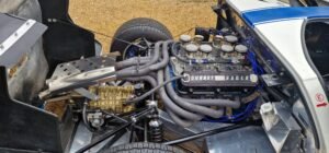 This image shows a Classic Ford GT40 car